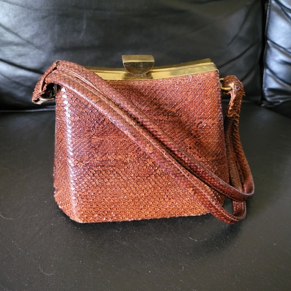 1940's Snakeskin Purse - Picture 8 of 12